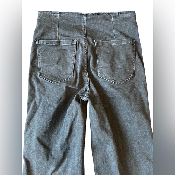 We The Free Women’s Low Rise Wide‎ Leg Black Jeans Size 26 - Picture 4 of 11